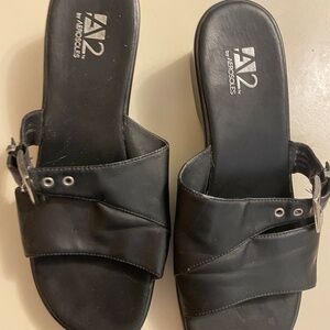 A2 by Aerosoles black sandals